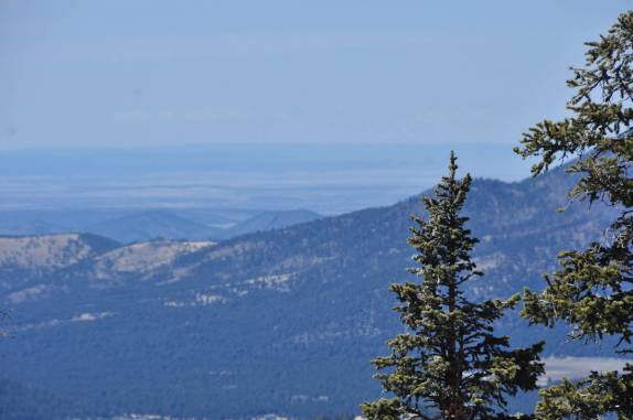 A bela paisagem da região do Humphrey Peak, em Flagstaff, no Arizona, Estados Unidos